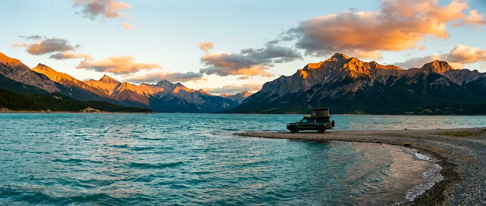Abraham Lake — Trekkr Trail Journal cover