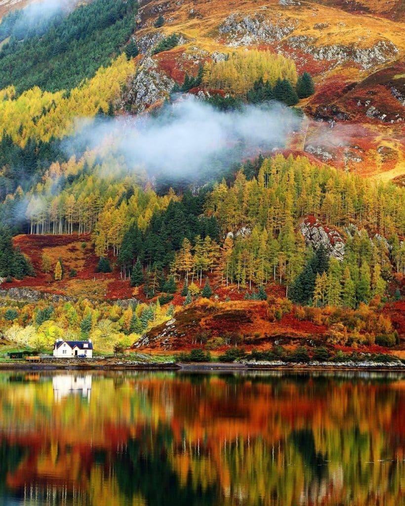 Scottish Highlands in Fall